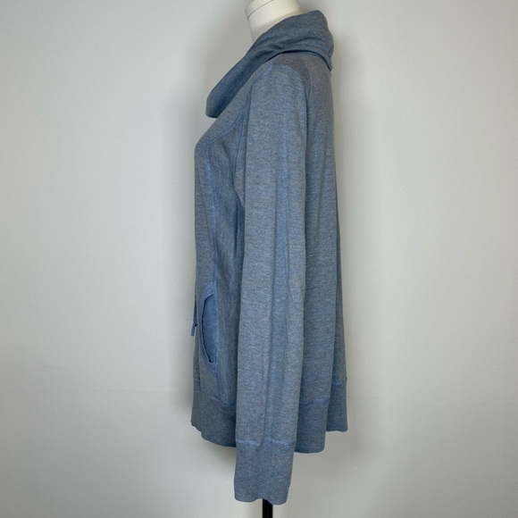 Akini Wool Blend Pullover Drawstring Cowl Neck Oversized Fit Women’s Size XL - Picture 3 of 9